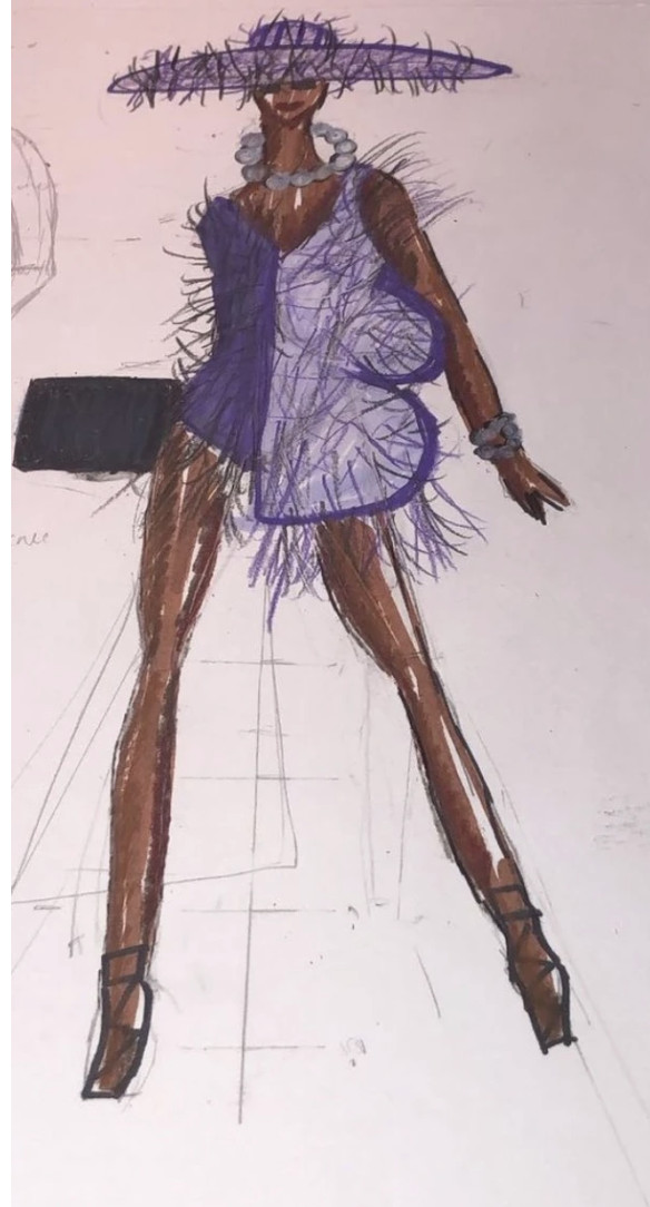 fashion hand drawn Sketches 